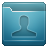 Folder Blue User Icon 48x48 png